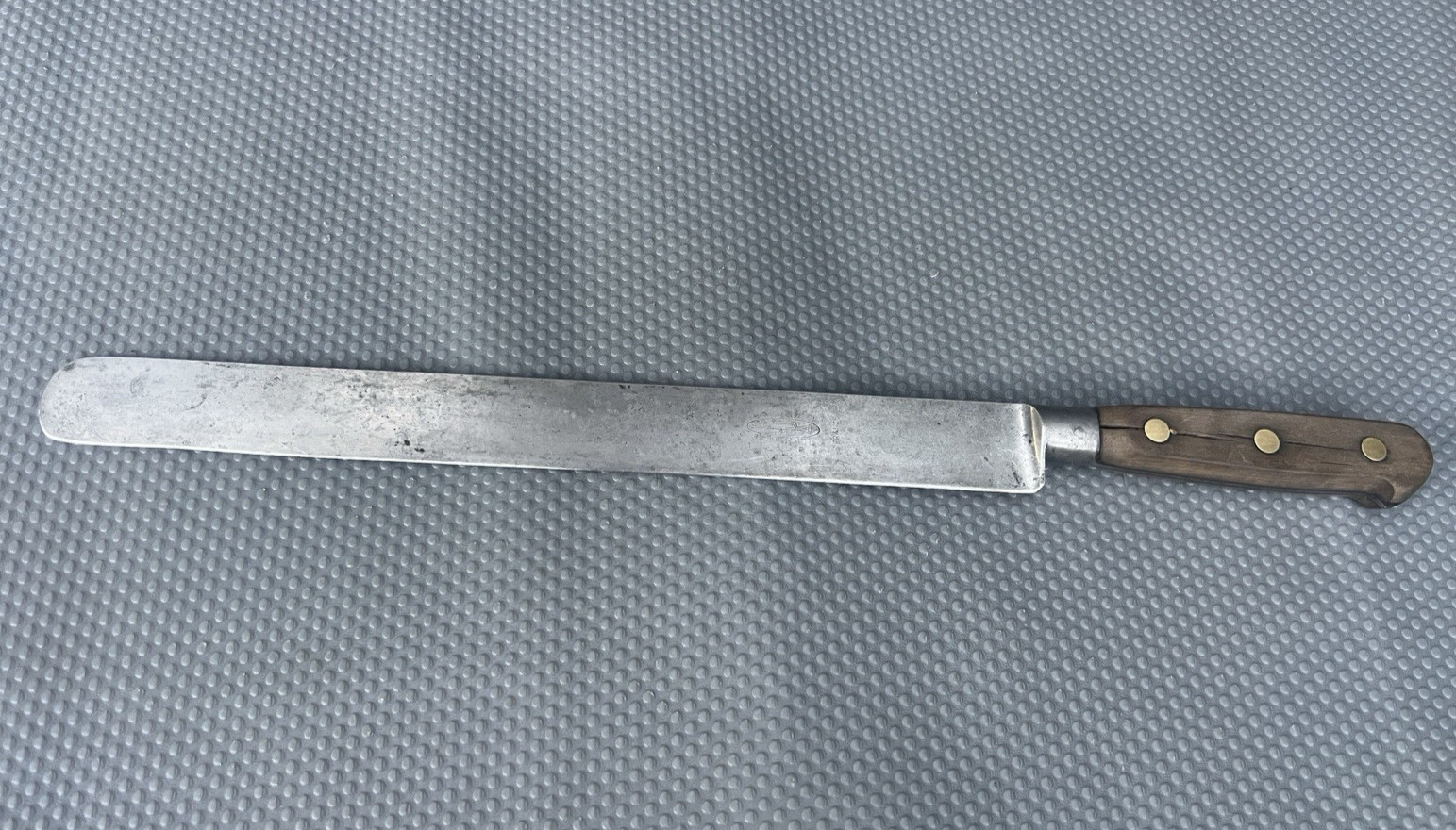 Vintage Sabatier Trumpet French Carving Slicing Knife Carbon Steel 12