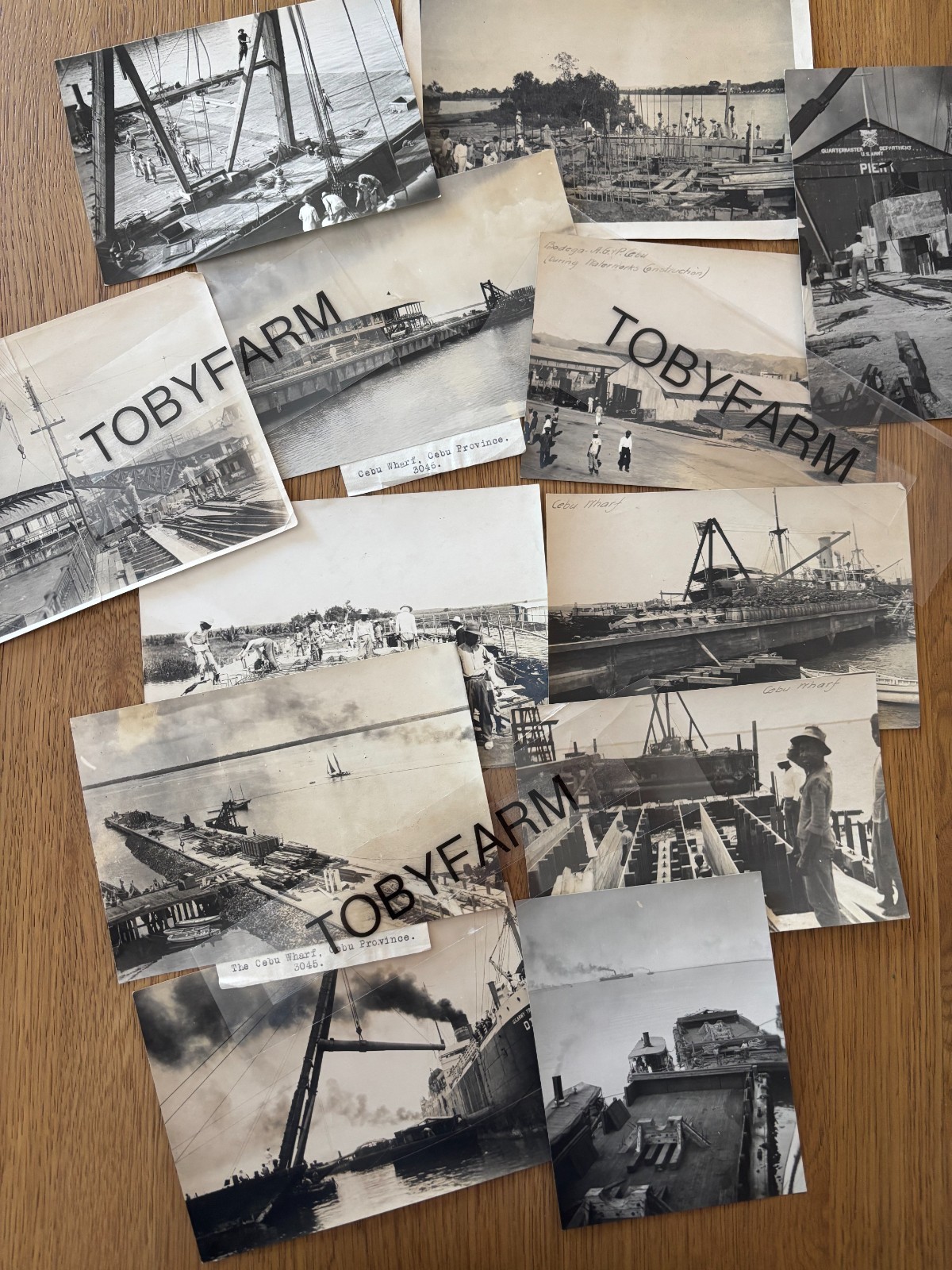 1912 ARCHIVE 72 ORIG PHOTOGRAPHS PHILIPPINES CONSTRUCTION OSMENA WATERWORKS CEBU