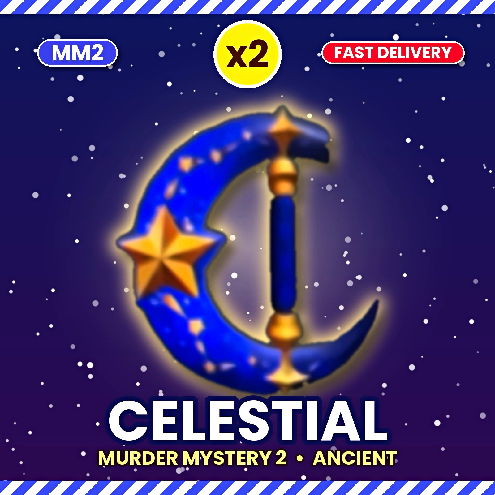 Murder Mystery 2 Celestial Ancient Game Item/Asset x2 Fast Delivery