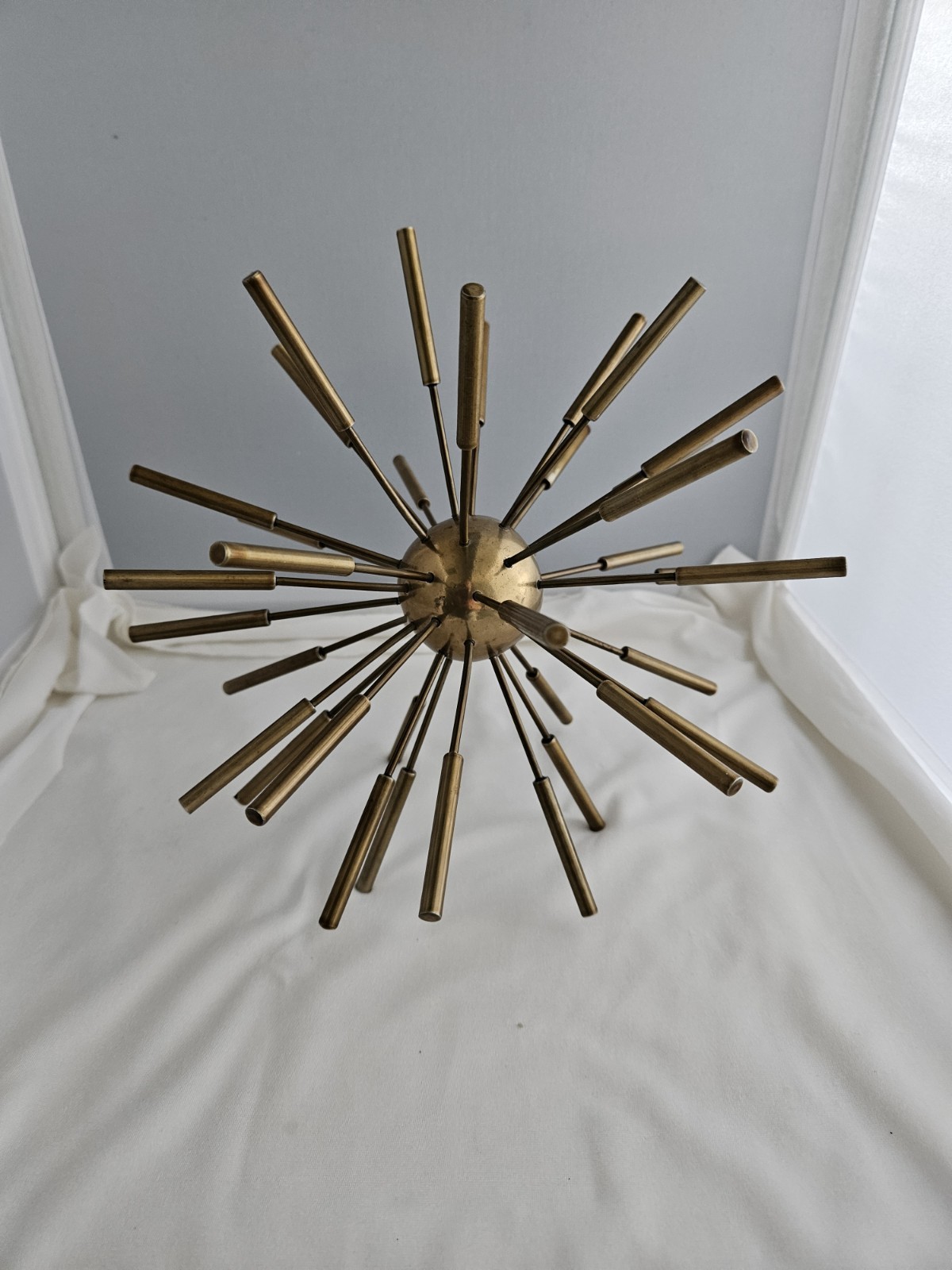MCM Brass Sputnik Sculpture Decorative Object  9