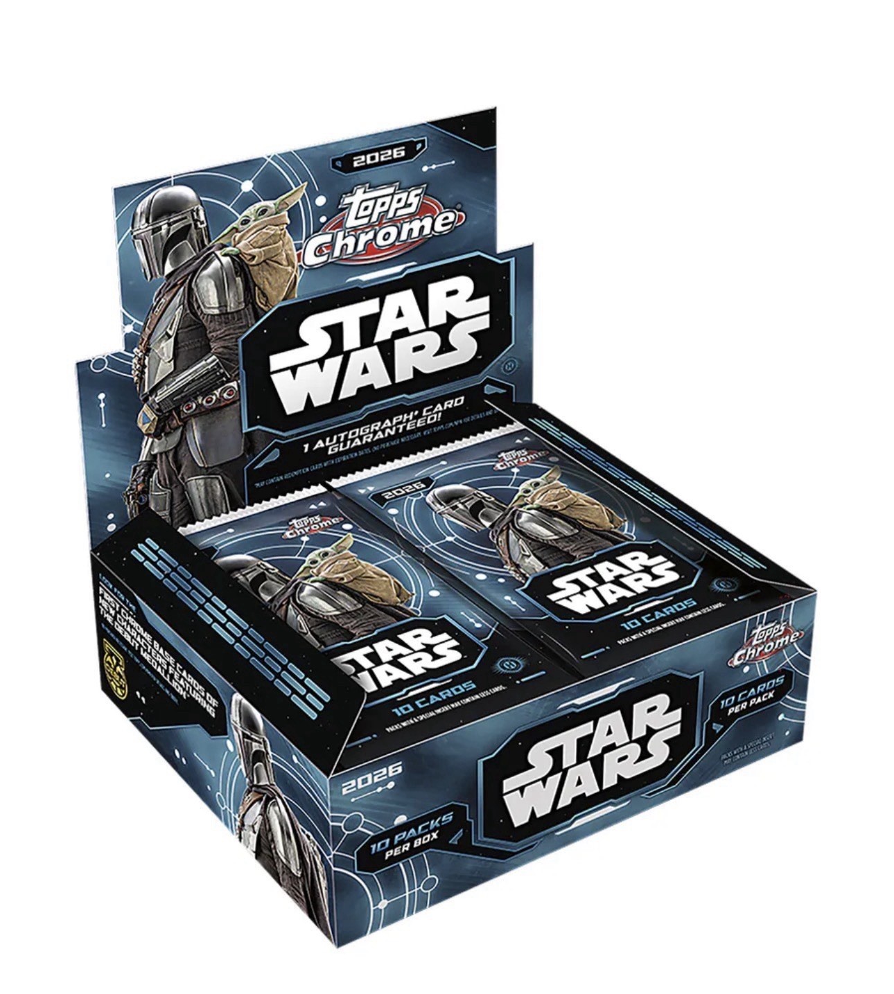 Topps 2026 Topps Chrome Star Wars Hobby Box - Sealed PRESALE Ships 10/23
