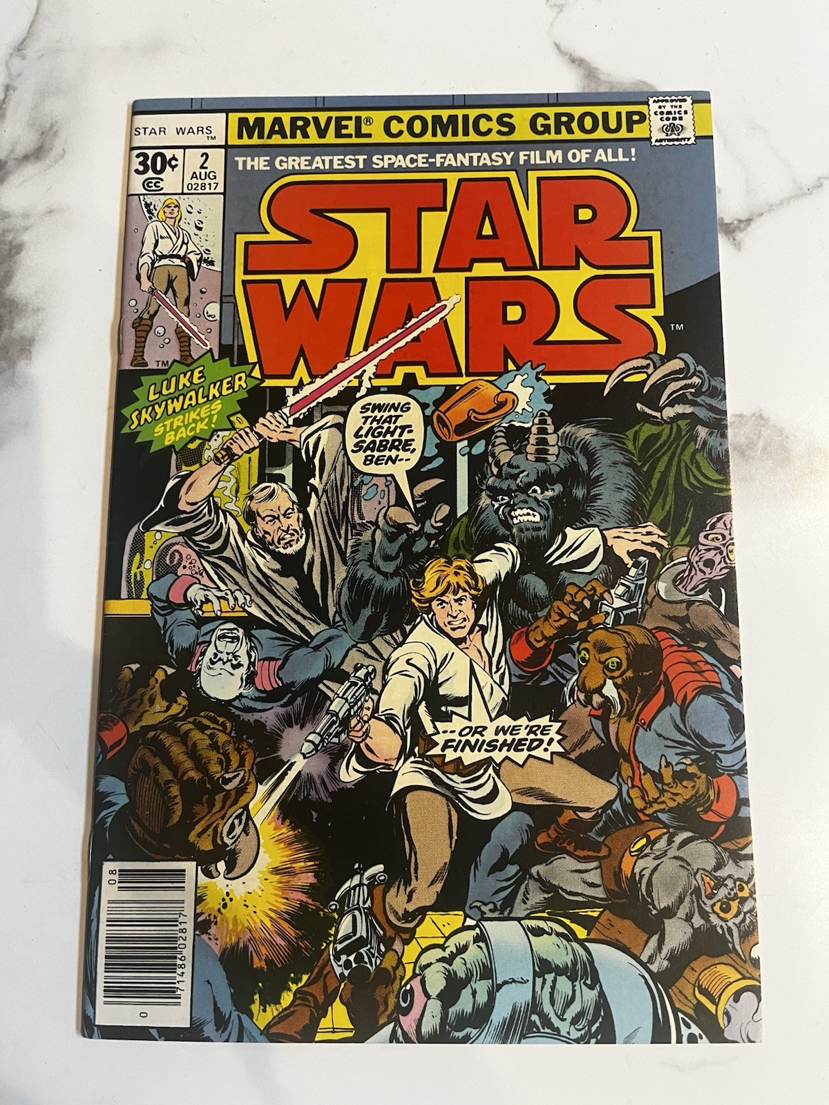 Star Wars #2  1977- 1st print. Pressed And Cleaned. Great Condition.