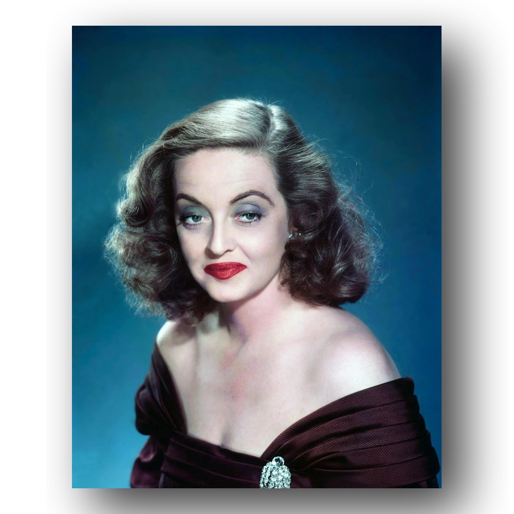 Bette Davis Photo 8x10 Classic Hollywood Glamour Portrait