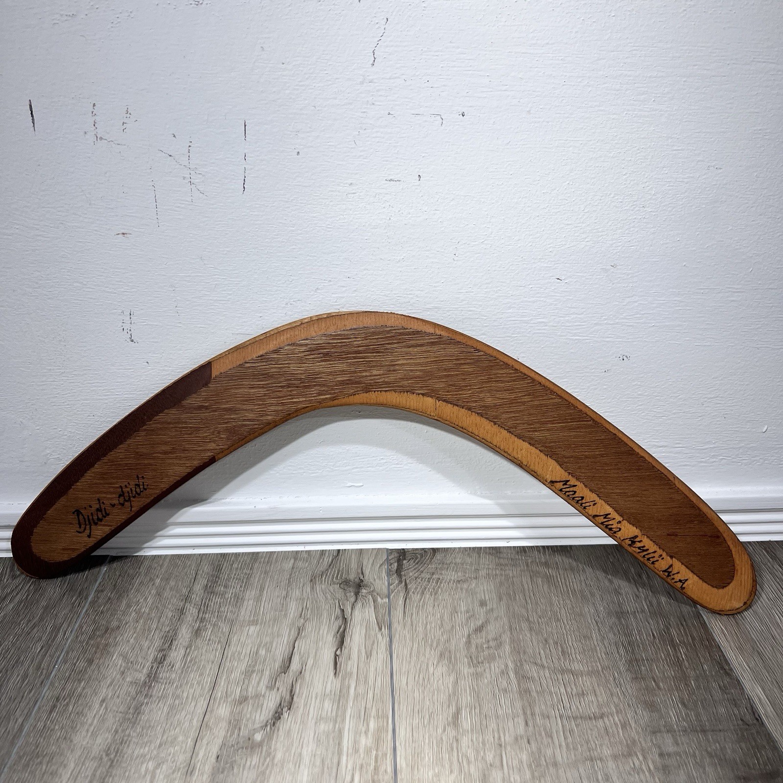 Vintage Australian Wooden Boomerang