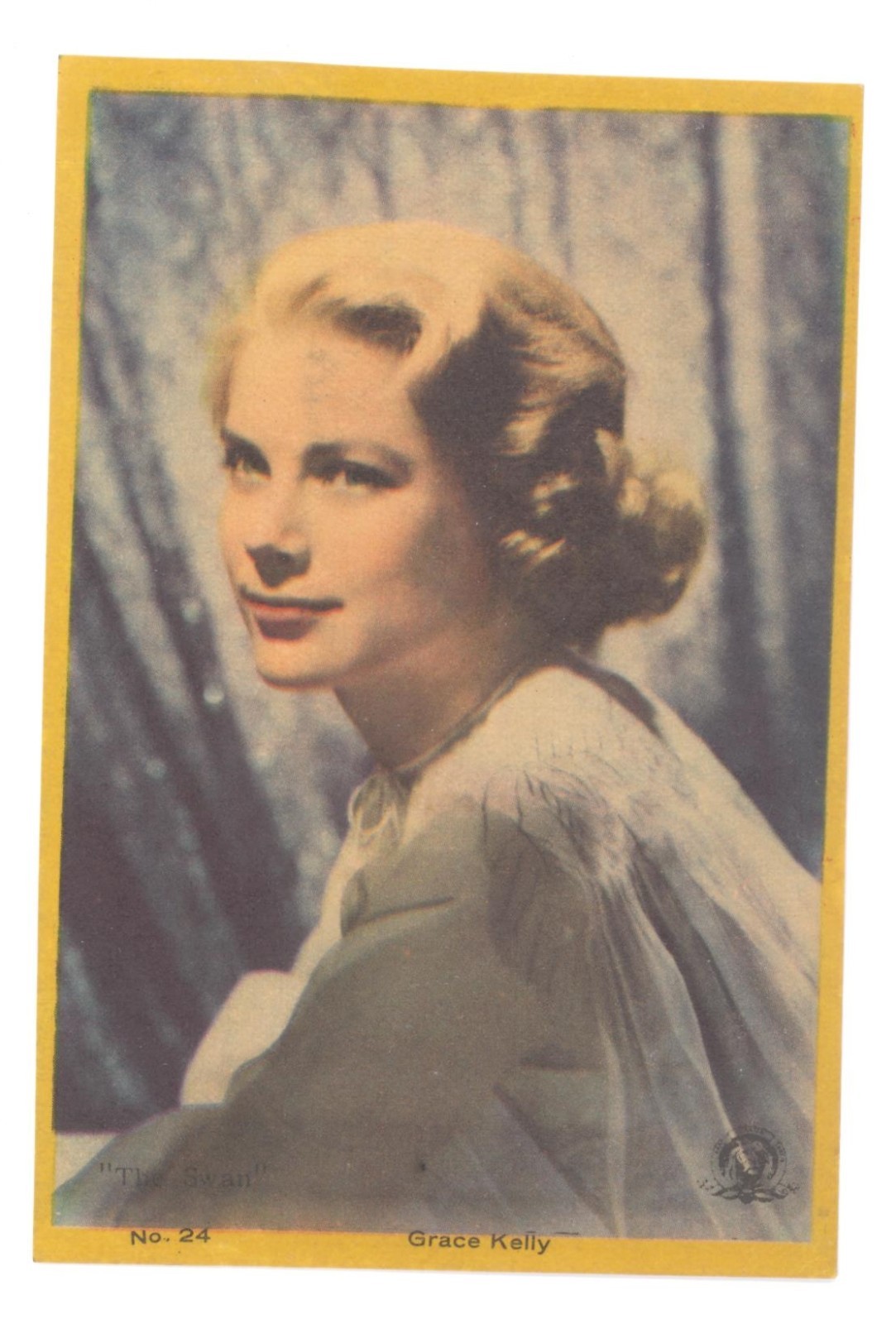 Grace Kelly 1959 MGM Movie Star Trading Card Vintage Hollywood No. 24