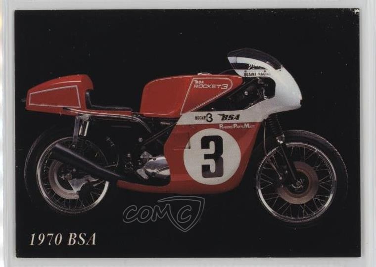 1992-93 InLine Classic Motorcycles BSA Rocket 3 Street/Track #28 0f6