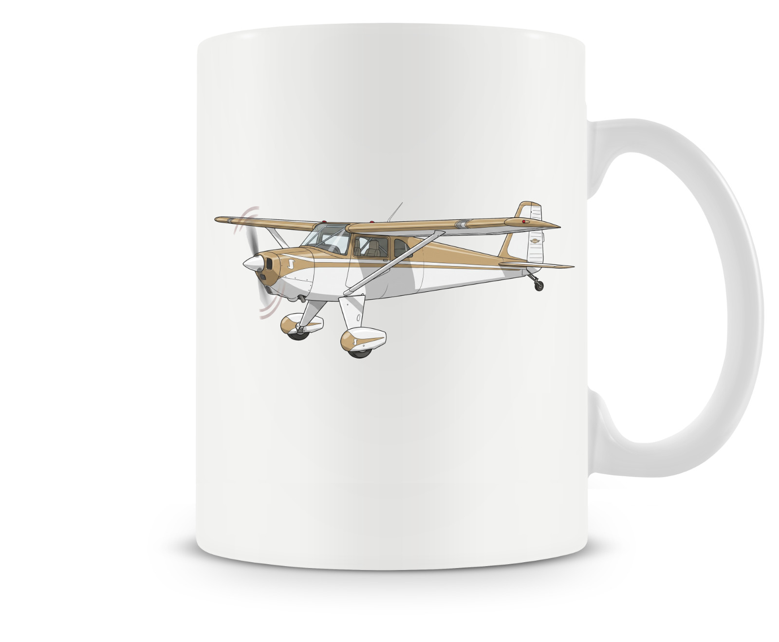 Luscombe 8F Silvaire Ceramic Coffee Mug - 15oz.