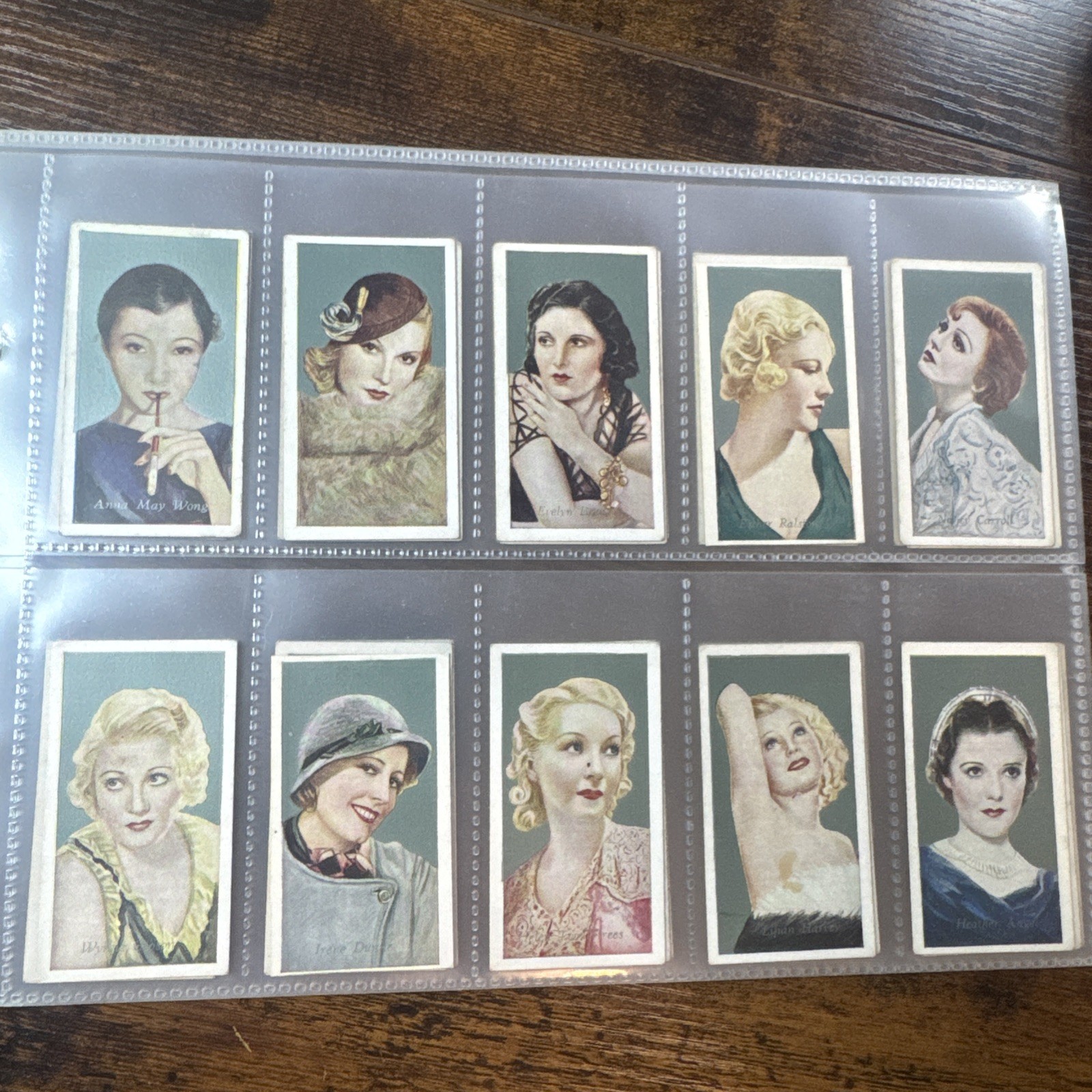 1934 GODFREY PHILIPS FILM FAVOURITES COMPLETE 1-50 CARD SET Beauties Sleeved