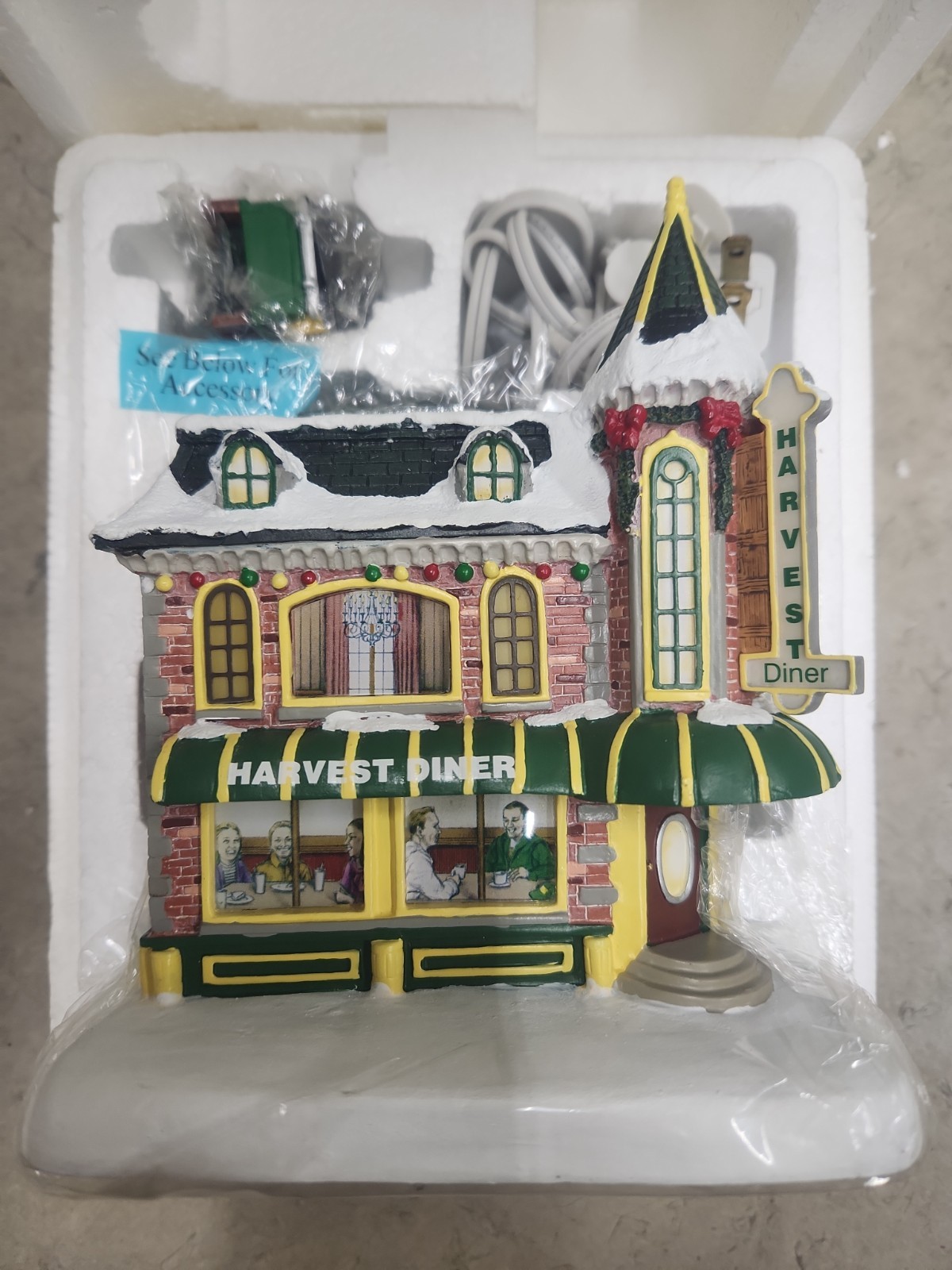 New 🎄Hawthorne Village John Deere Harvest Diner: Holiday Collection 