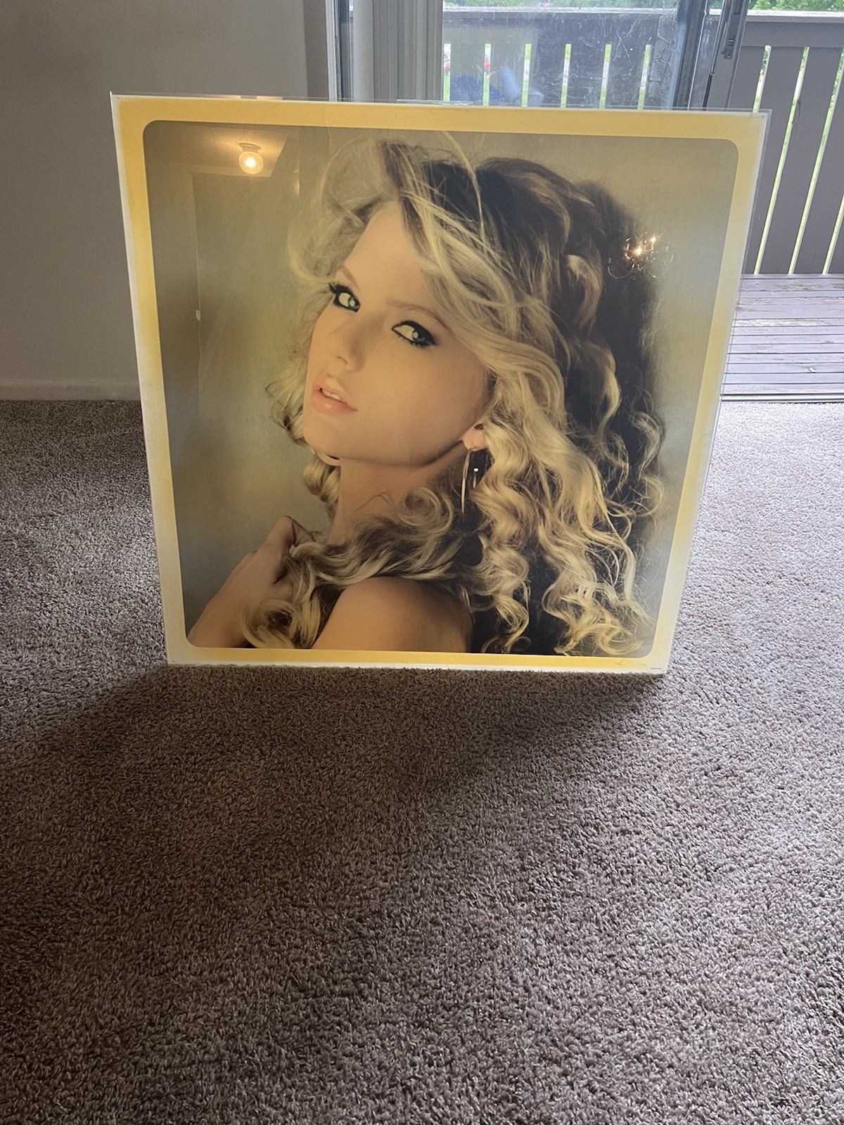 Huge 2008 Taylor Swift Music Store Sign Display Fearless Album Promo