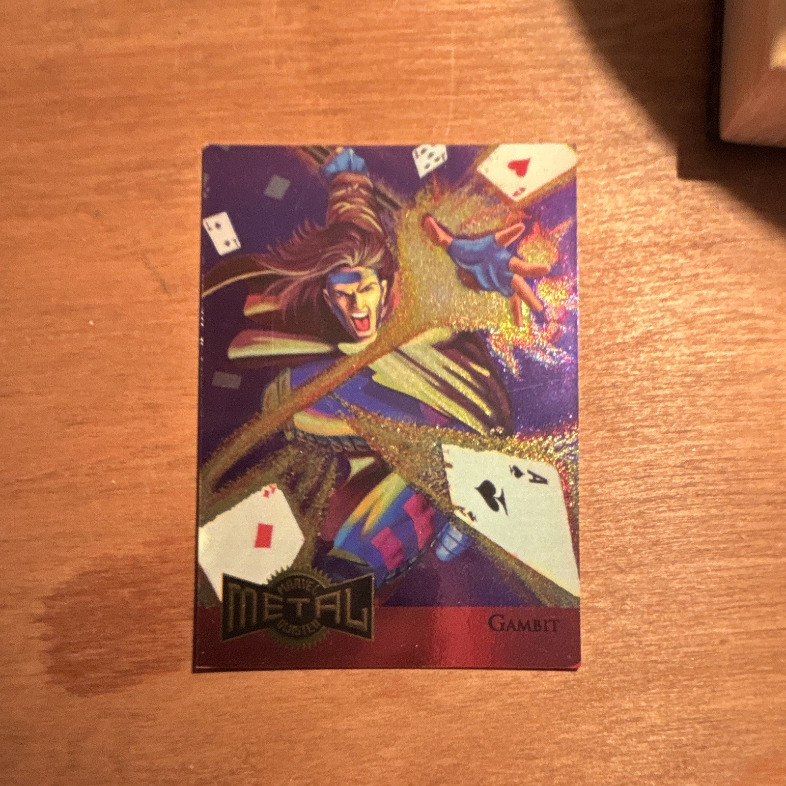 Gambit - 1995 Fleer Marvel Metal Blasters Limited Edition #4 of 18 Near Mint