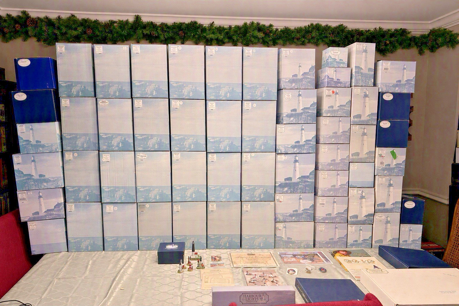 Harbour Lights Lighthouse Lot 58 Pieces Beginner Starter Collection Binders COAs