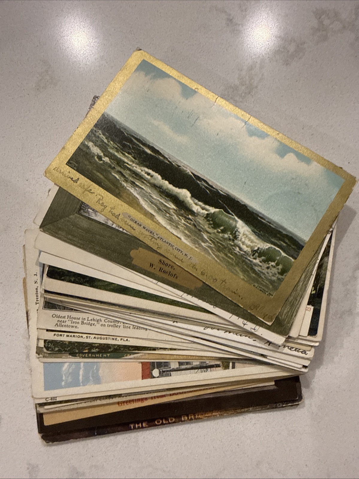 Early 1900s Vintage Postcard Lot 50 Long Ago Beautiful Outdoor Views