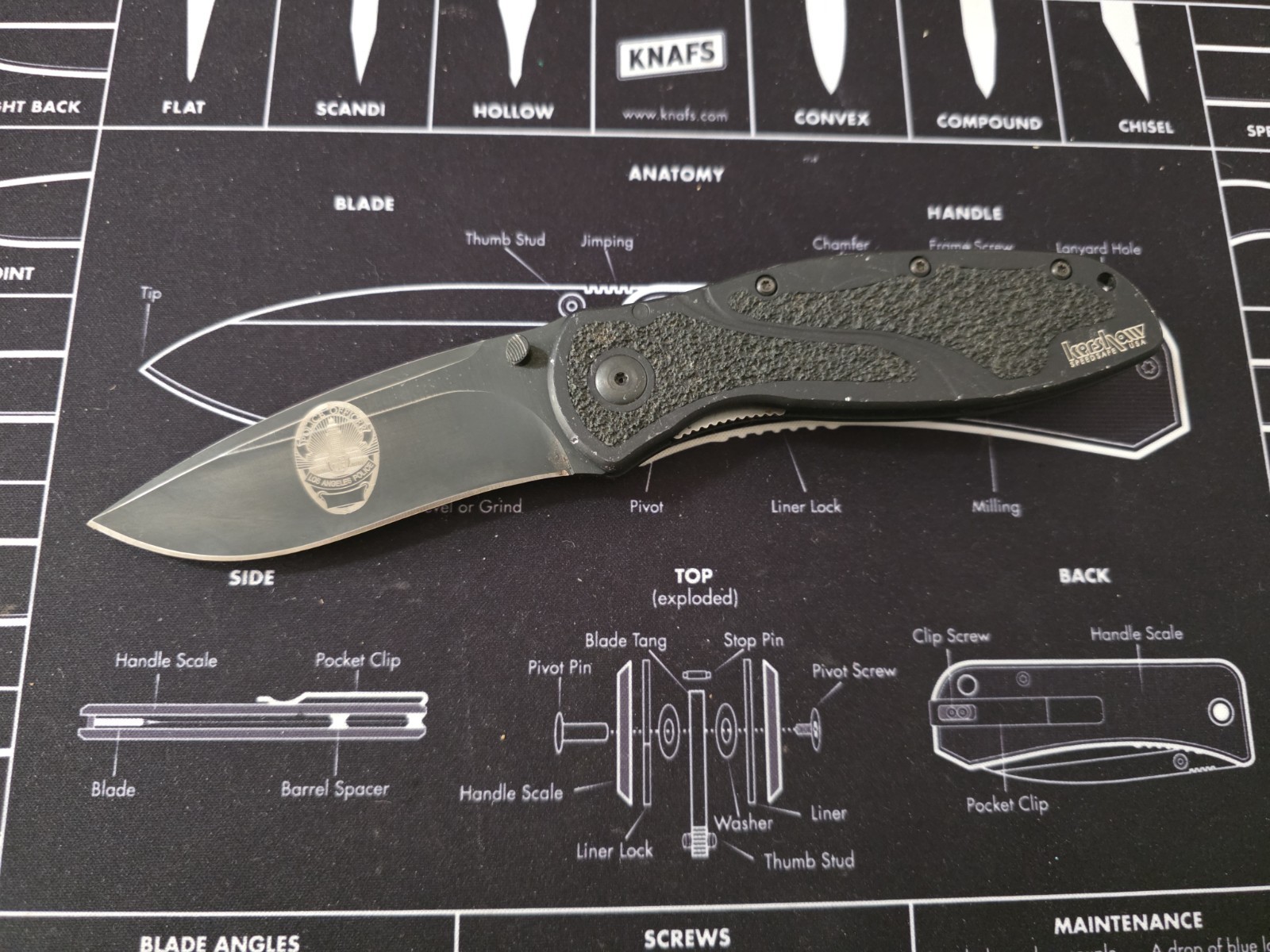 Kershaw 1670BLK Blur LAPD Assisted Opening Folding Knife #25