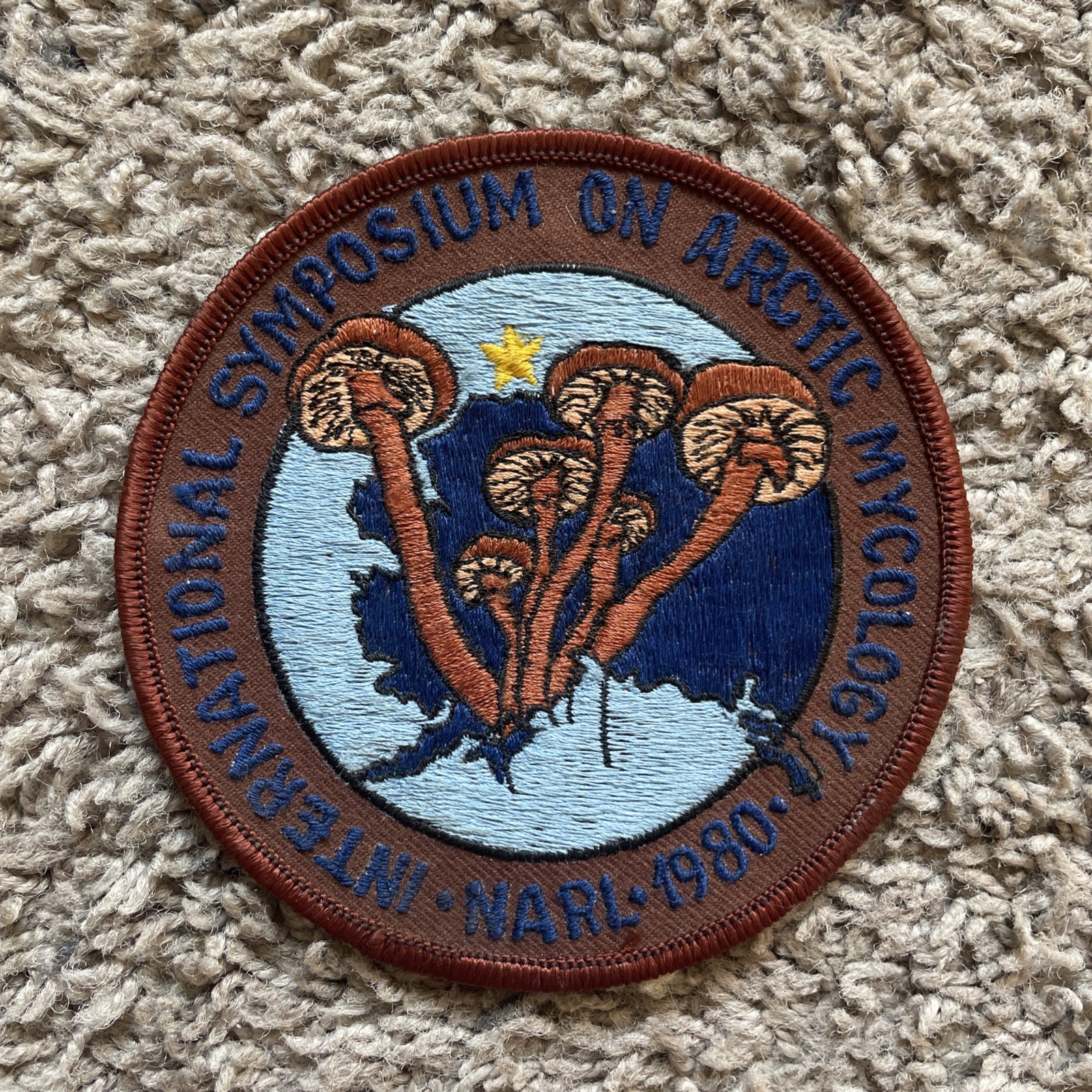 Vintage 1980 International Symposium on Arctic Mycology Patch NARL