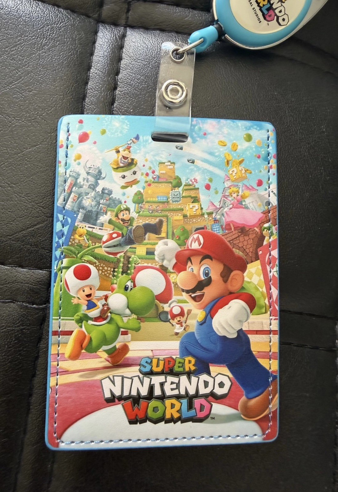 Universal Studios Super Nintendo World ID Badge Holder Original EPIC
