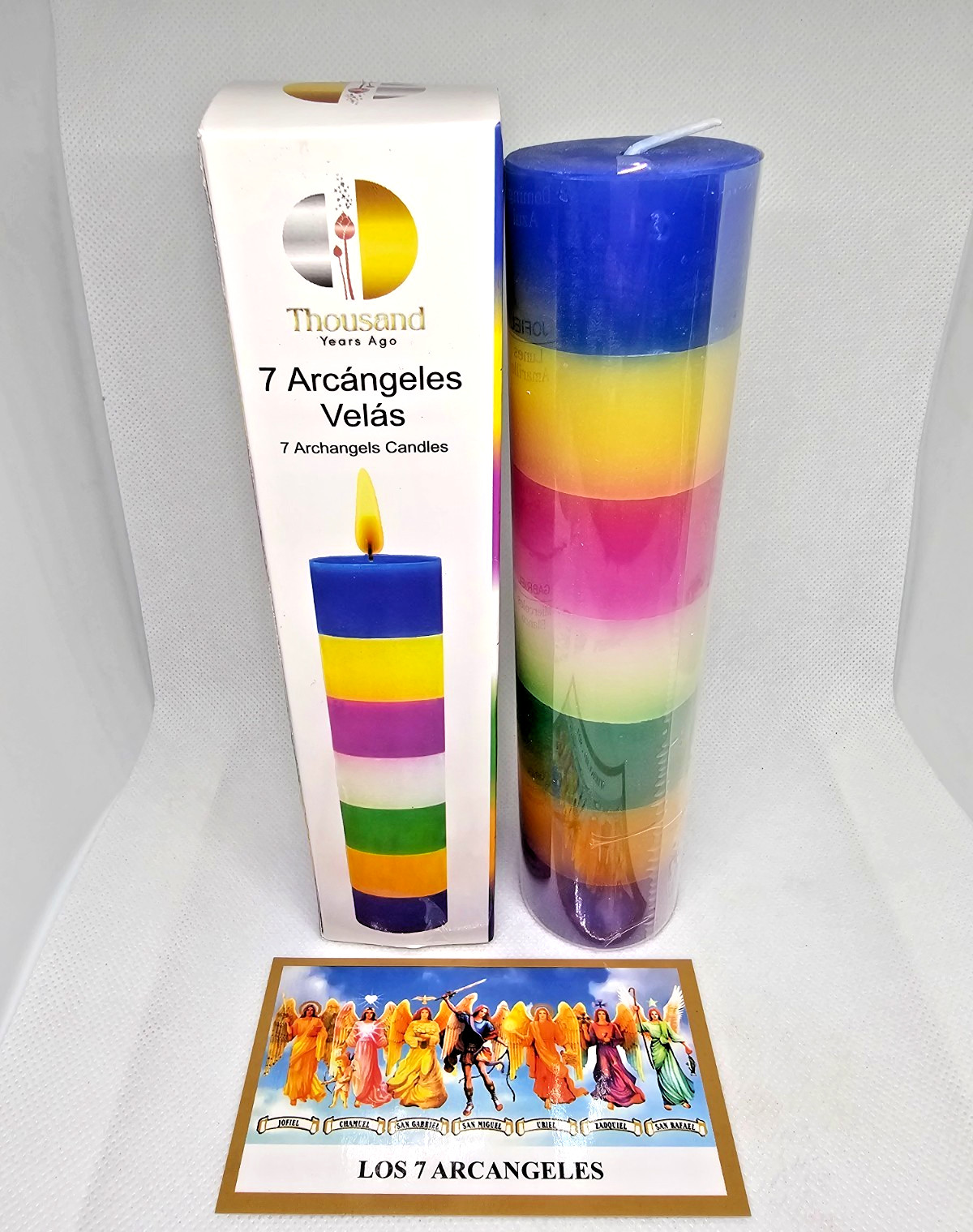 VELA 7 ARCANGELES / 7 ARCHANGELS CANDLE PARA PROTECCION GUARDIA LIMPIEZA