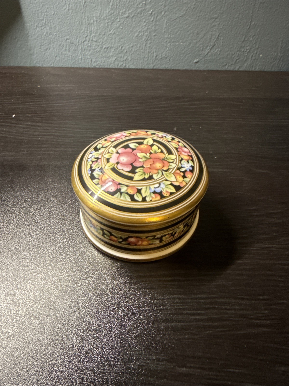 Vintage Wedgwood Bone China Lidded Trinket Box 