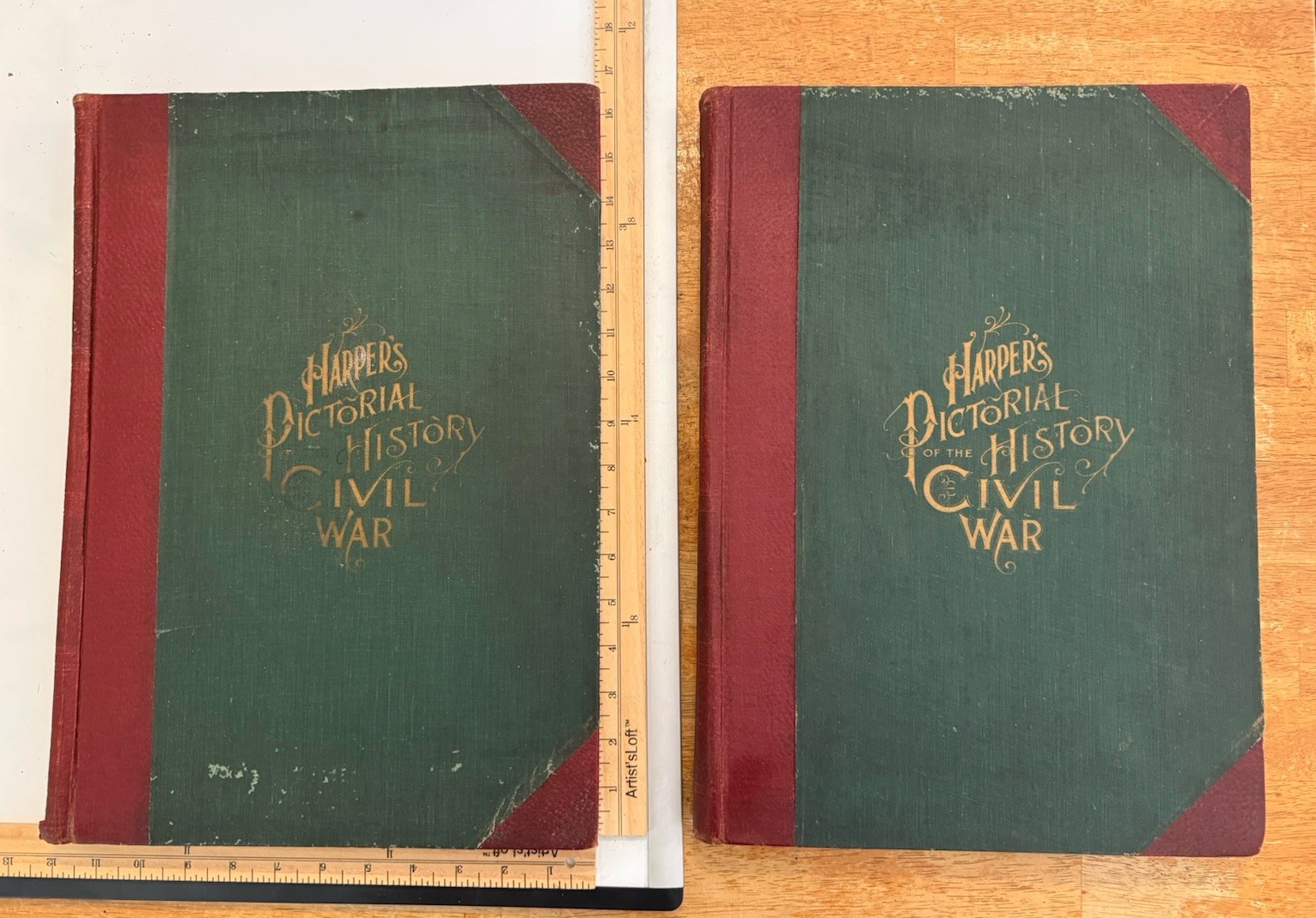 1894 Harper’s Pictorial History of the Civil War 2 Vol Set Puritan Press