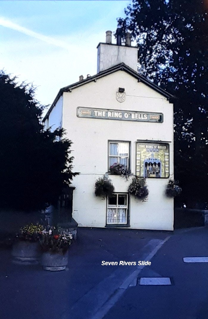 1997 The Ring O\' Bells Pub in Kendal, England 35mm Slide Photo