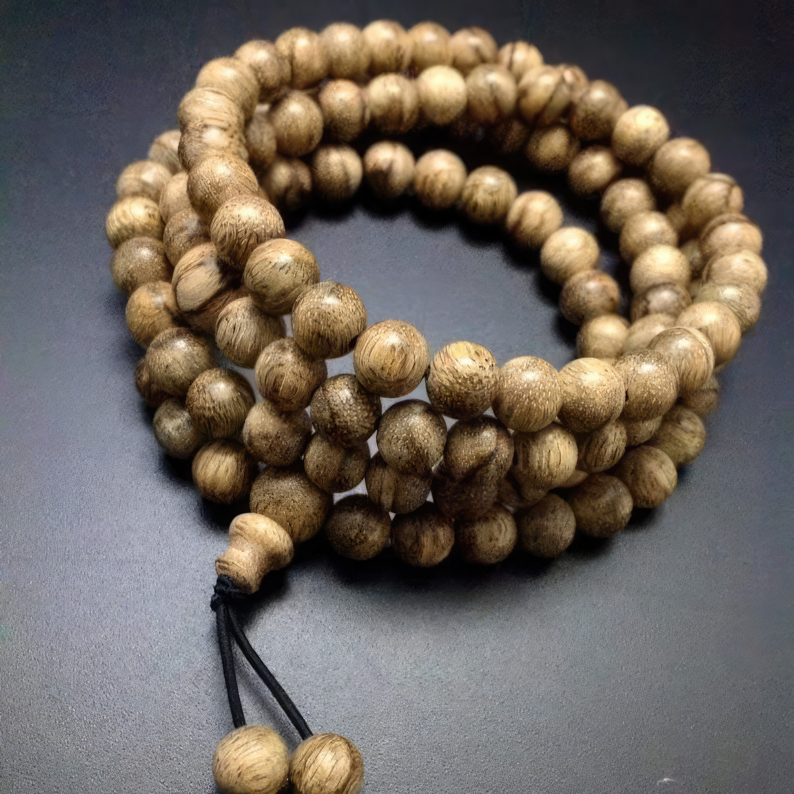 Papua Aquilaria Agarwood Buddhist Mala 108 Beads 6mm Natural Fragrant
