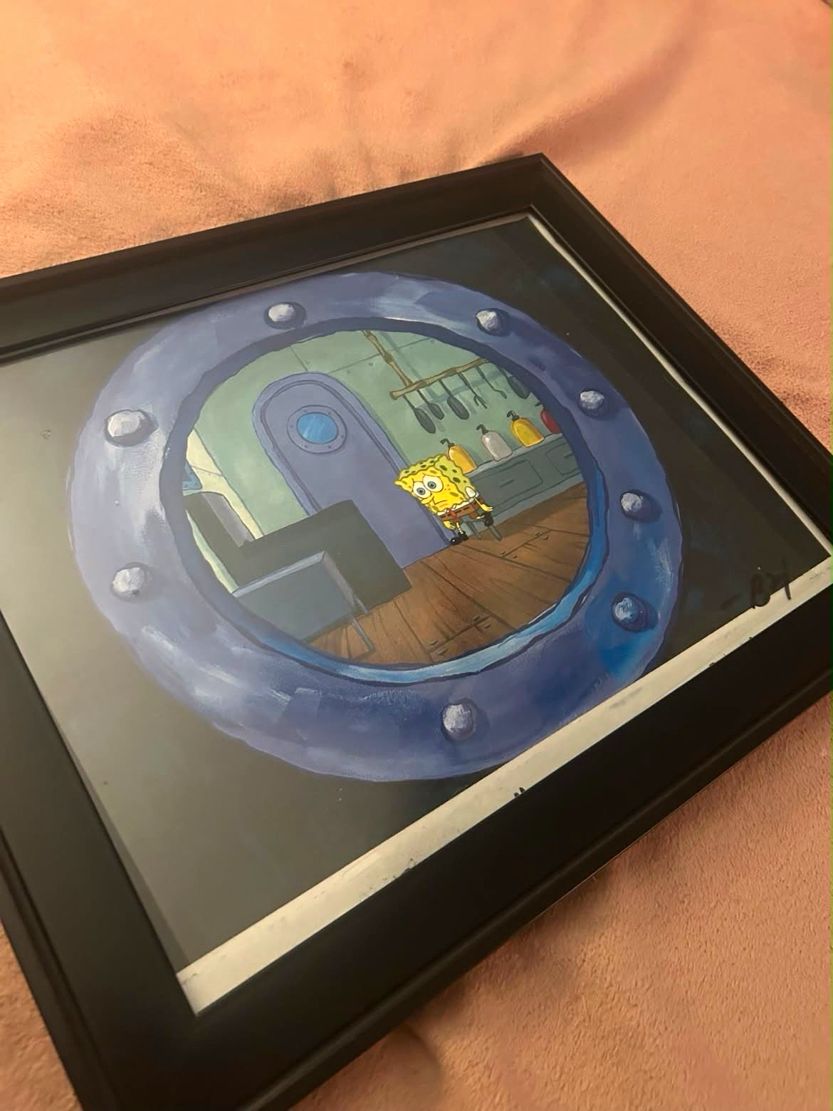 Nickelodeon SpongeBob SquarePants Framed Production art print background