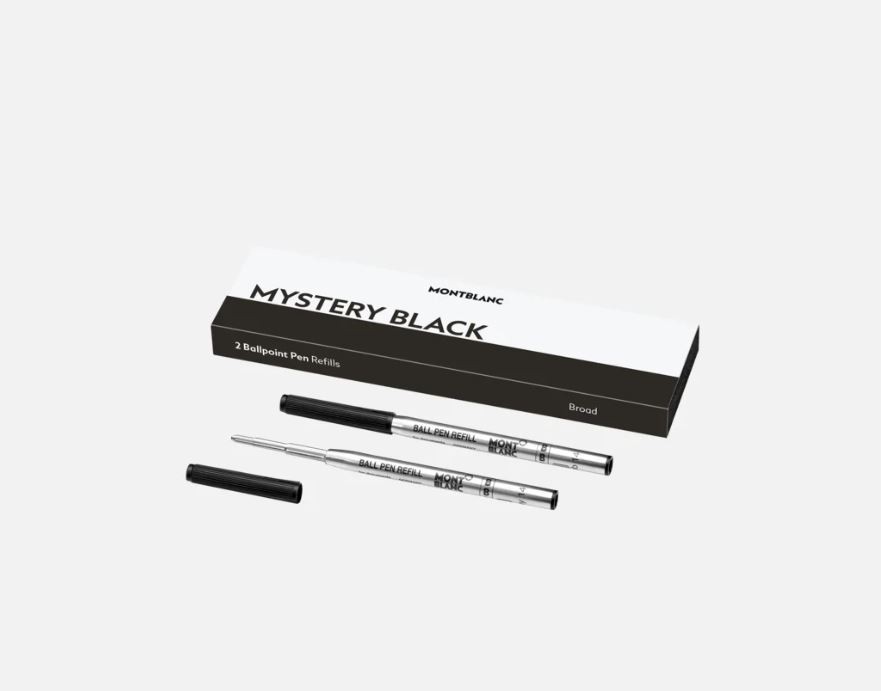 Montblanc Refills ( Pack of 2 ) For Ballpoint Pens Black / Blue