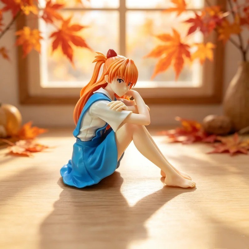 Asuka Langley Rei Ayanami Figure 13cm Anime Action Figurine Collectible New Gift