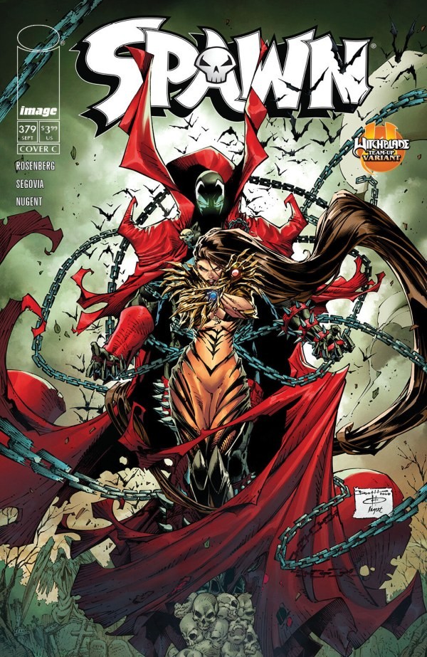Spawn #379 CVR C Brett Booth Witchblade Team Up Var 9/30/26