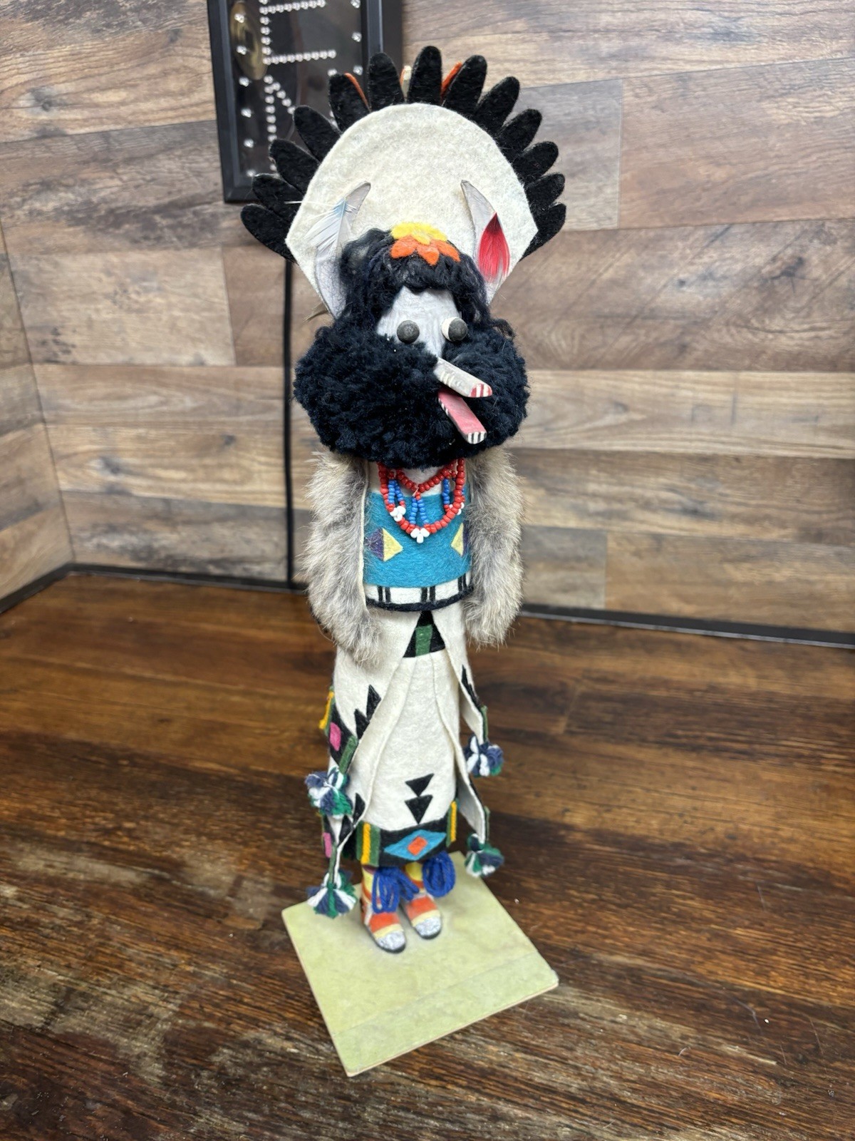 Vintage Zuni Shalako Doll by Ben Seciwa, RARE AND HARD TO FIND
