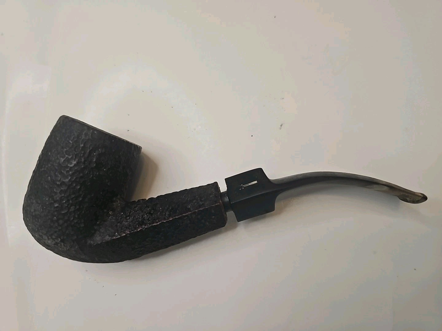 Vintage Savinelli Antique Shell 625 KS Sandblasted Finish Smoking Pipe italy