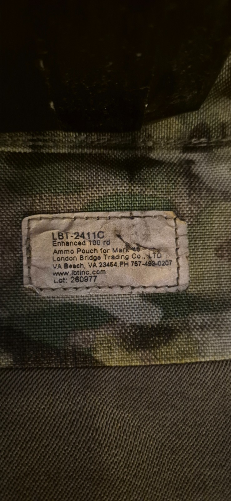 Ultra rare LBT 2411C mk48 Magazine