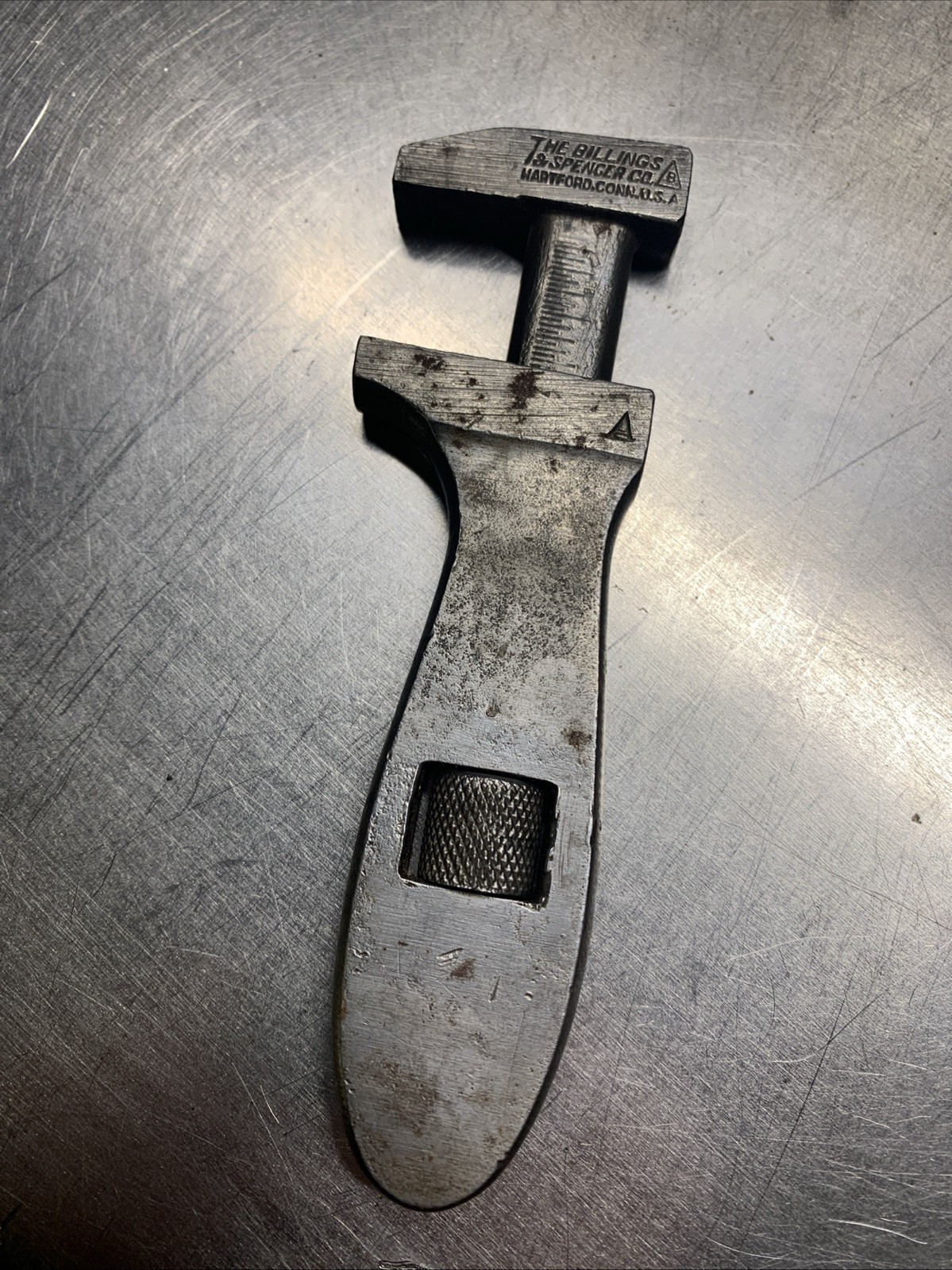 ANTIQUE THE BILLINGS & SPENCER CO. MODEL A WRENCH HARTFORD CONN, USA