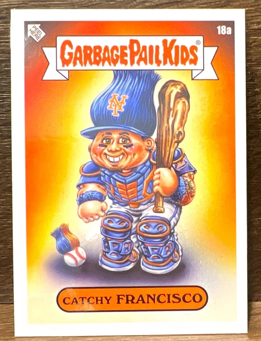 Topps 2024 Garbage Pail Kids x MLB Francisco Álvarez Base Catchy Francisco #18a