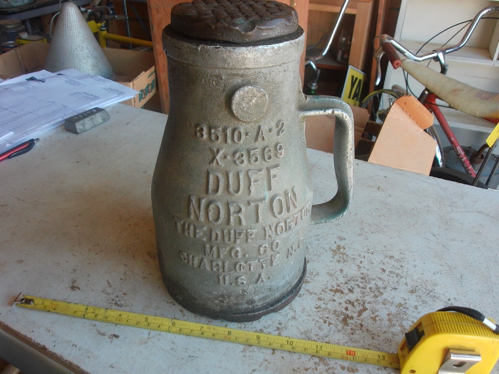 Vintage Very Rare Duff Norton Jack X-3569 35 Ton Only 1 on eBay Lot 26-34-20