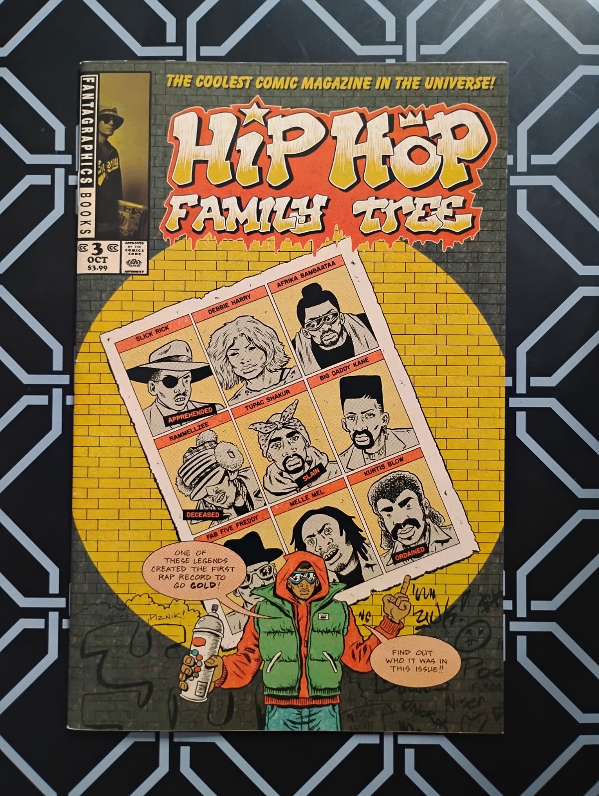 HIP HOP FAMILY TREE #3 ED PISKOR STORY COVER AND ART FANTAGRAPHICS BOOKS 2015