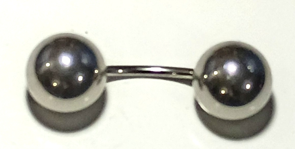 10g 7/8 Big Monster 16mm Ball Prince Albert Guiche Frenum Barbell Weight Sexy