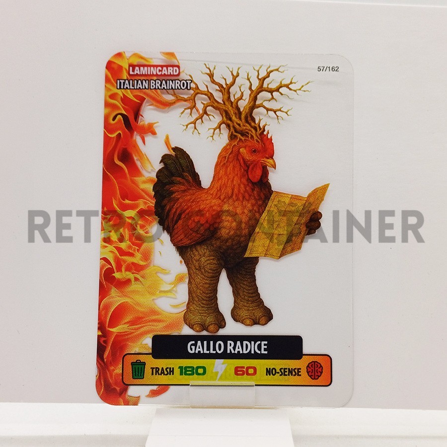 LAMINCARD ITALIAN BRAINROT DIRAMIX Cards 2025 - 57 Rooster Root