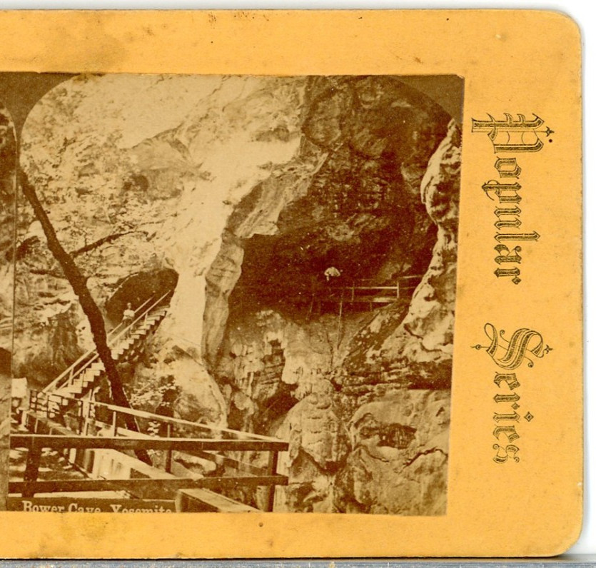 CALIFORNIA, Bower Cave, Yosemite--Stereoview T49
