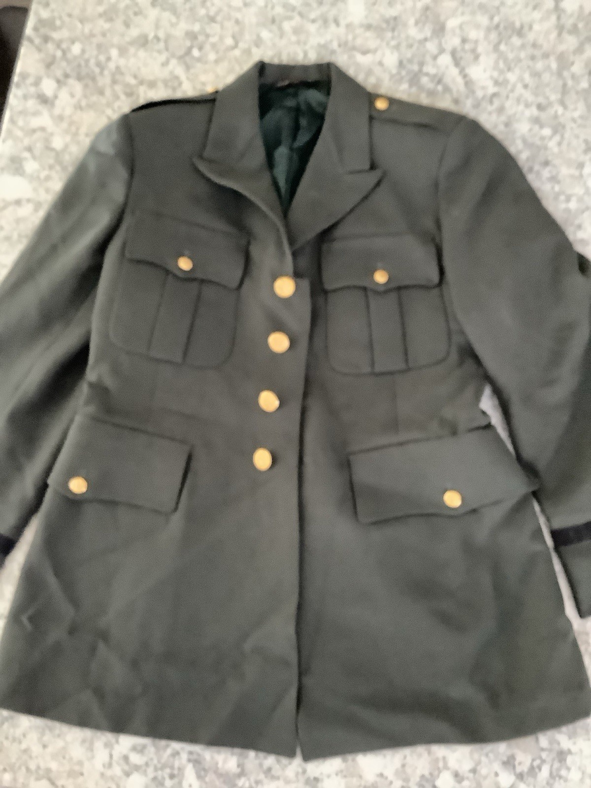 US Army Green Dress Uniform Tunic And Pants Set, Vintage Pre 1960's (?)