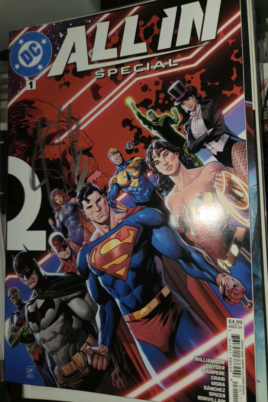DC Comics All In Special #1 1st Appear Ab Batman Superman W.W. sig by Williamson