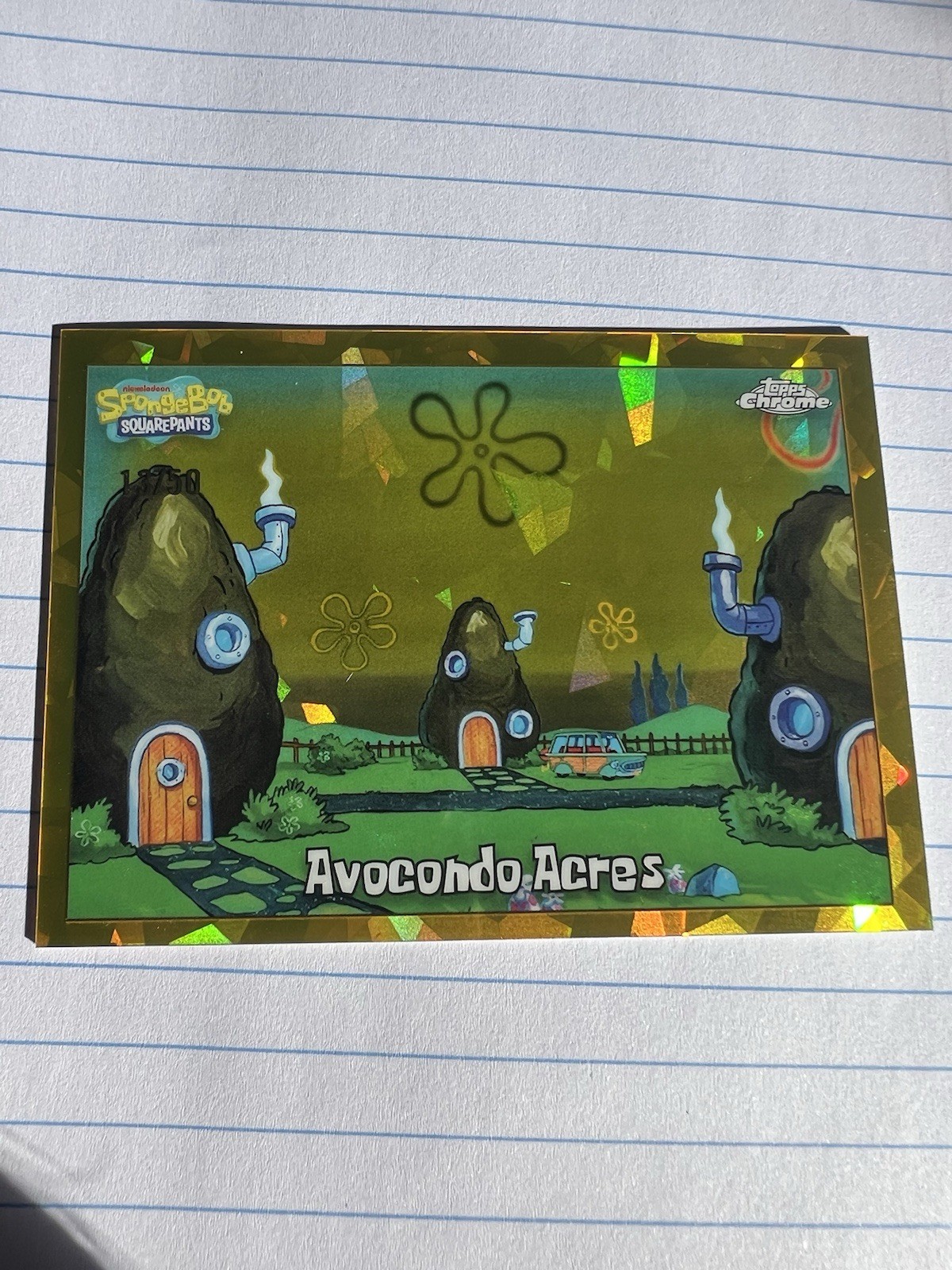 Topps 2024 SpongeBob 25 Topps Chrome #176 Avocondo Acres /50