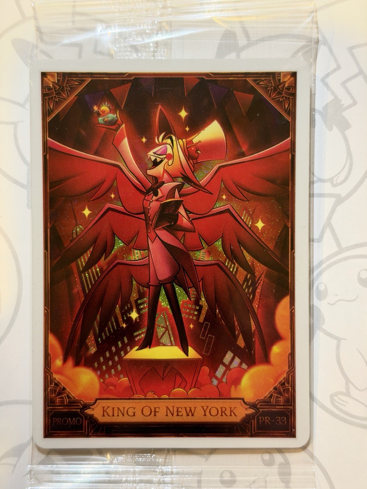 Hazbin Hotel Lucifer King of New York Comic Con Promo Card NYCC 2026 exclusive