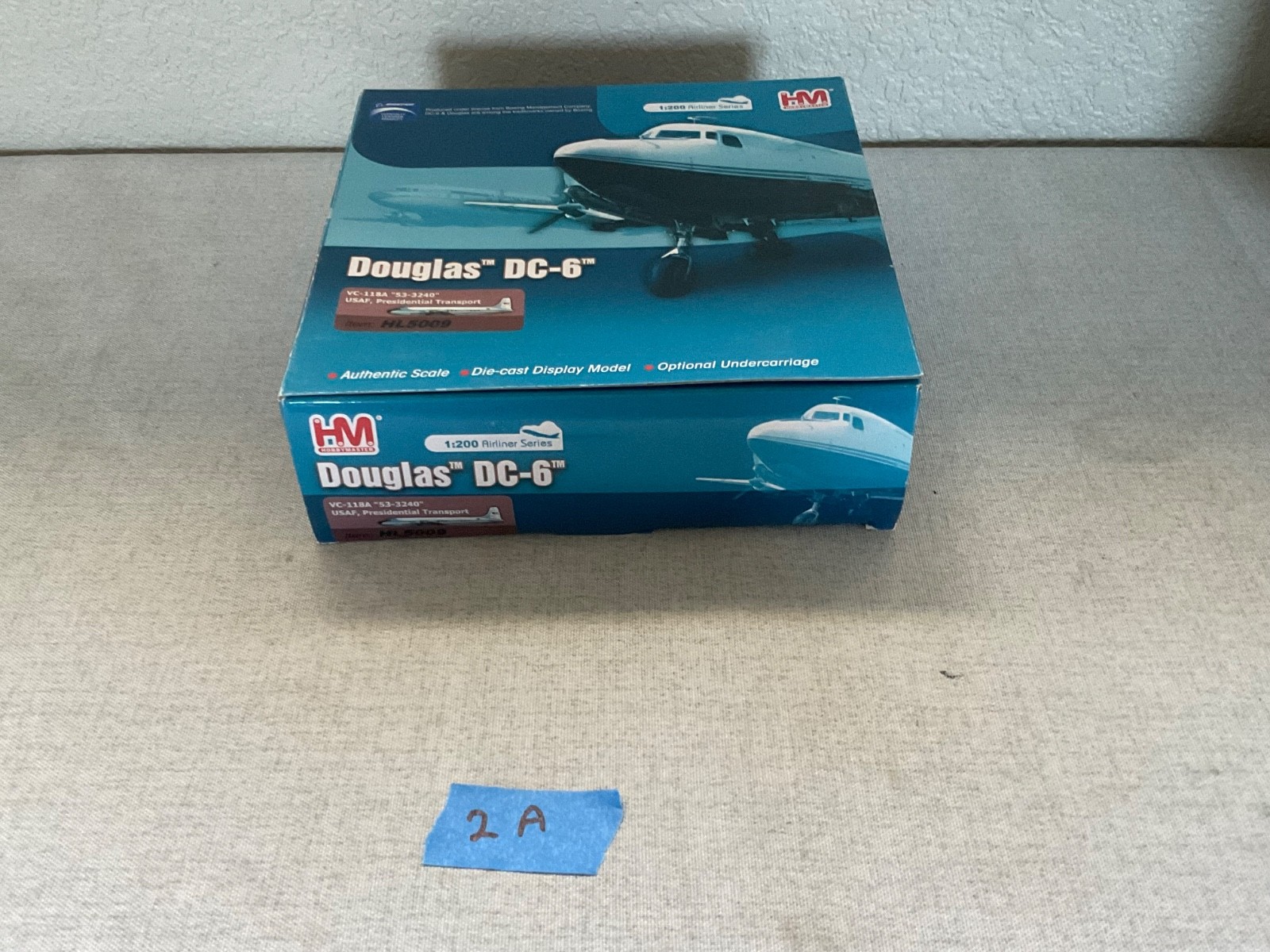 HOBBY MASTER DOUGLAS DC-6 USAF PRESIDENTIAL TRANSPORT HL5009 1:200 MODEL 2A
