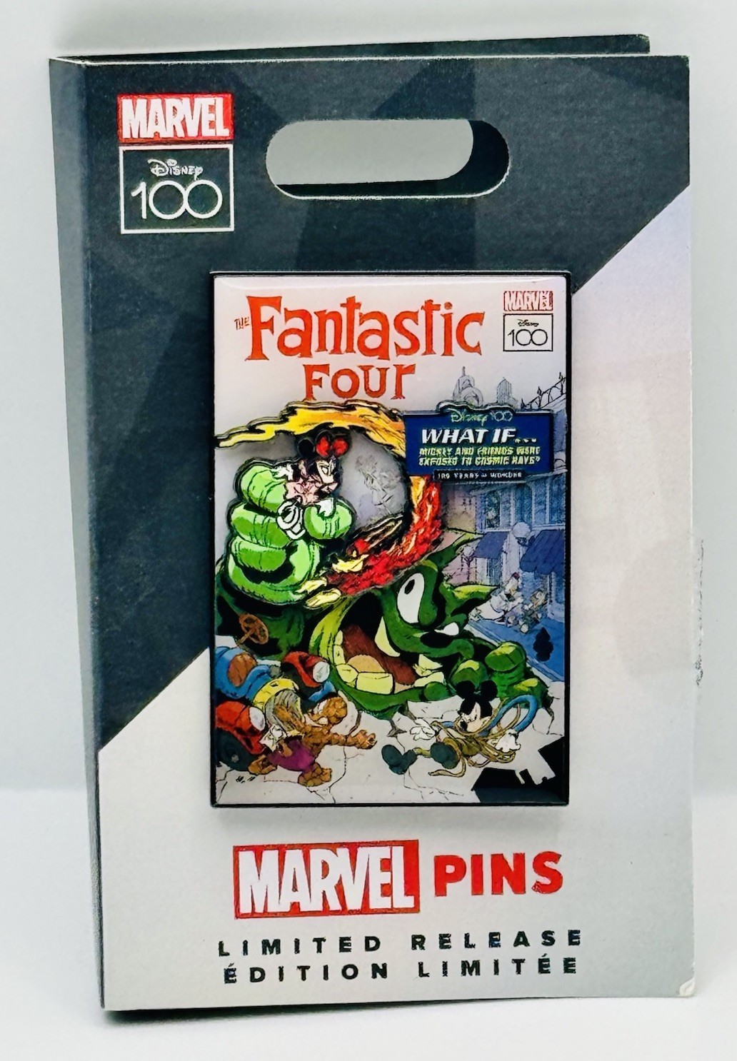 Disney Marvel Pin 2023 What If Mickey Minnie Donald Goofy Pete Fantastic Four LR