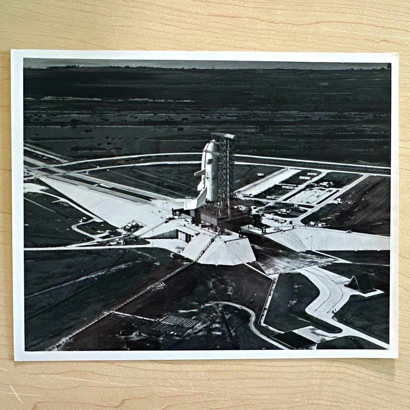 1970 NASA Shuttle Concept - Black & White - Glossy - 8x10