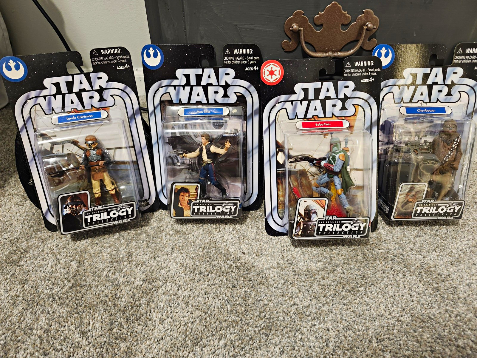 Hasbro Star Wars Original Trilogy Collection Lot Han Boba Lando Chewie