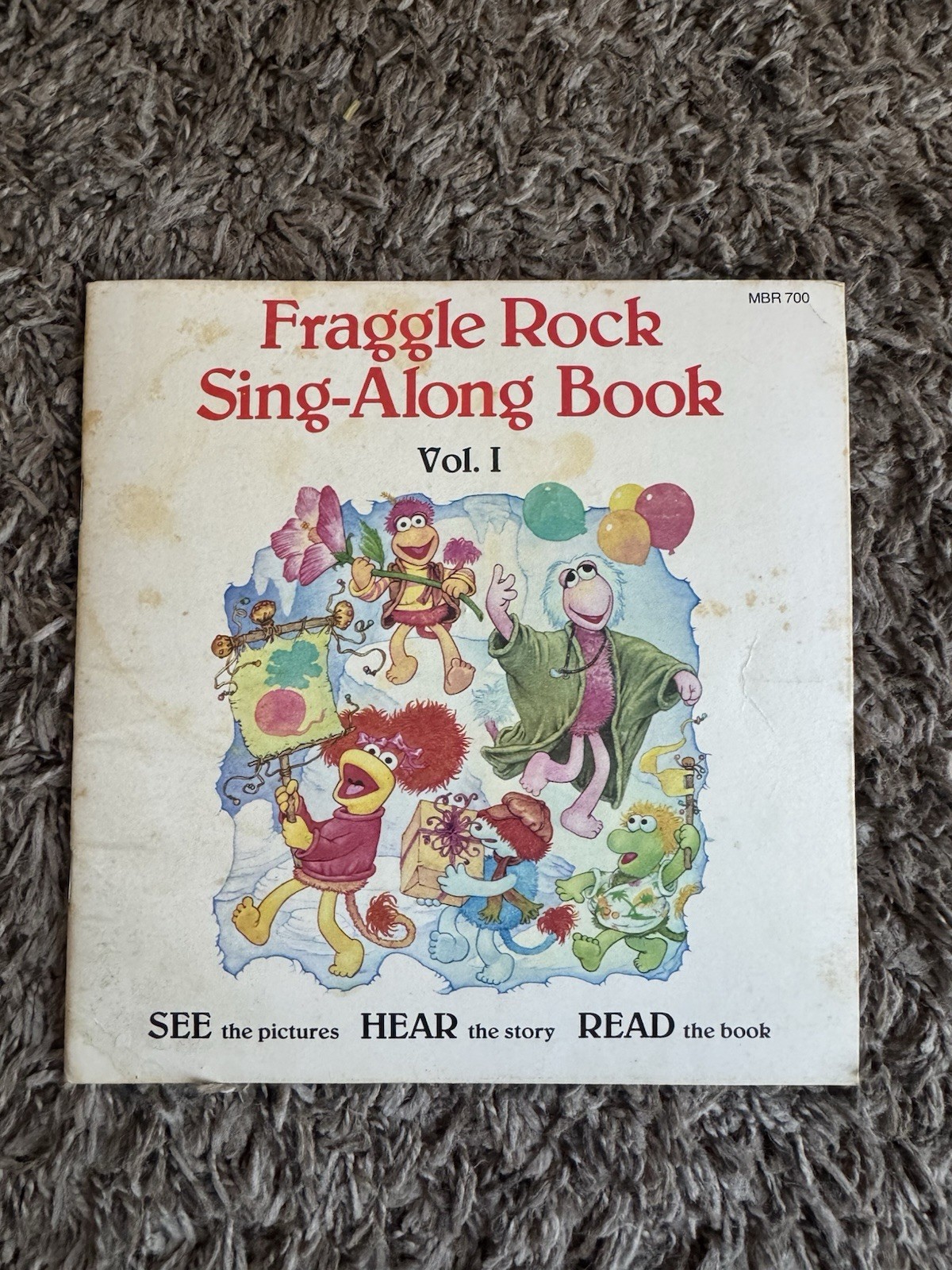 Vintage 1984 Fraggle Rock Sing-Along Book Vol 1 Muppet Music Jim Henson Book Onl
