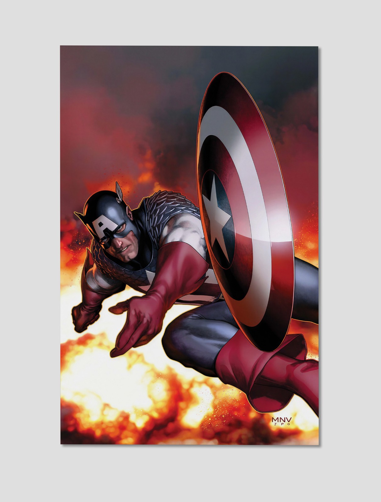 Captain America Vol. 6 #2 McNiven Giclee Print Poster 11x17 Marvel Wall Art