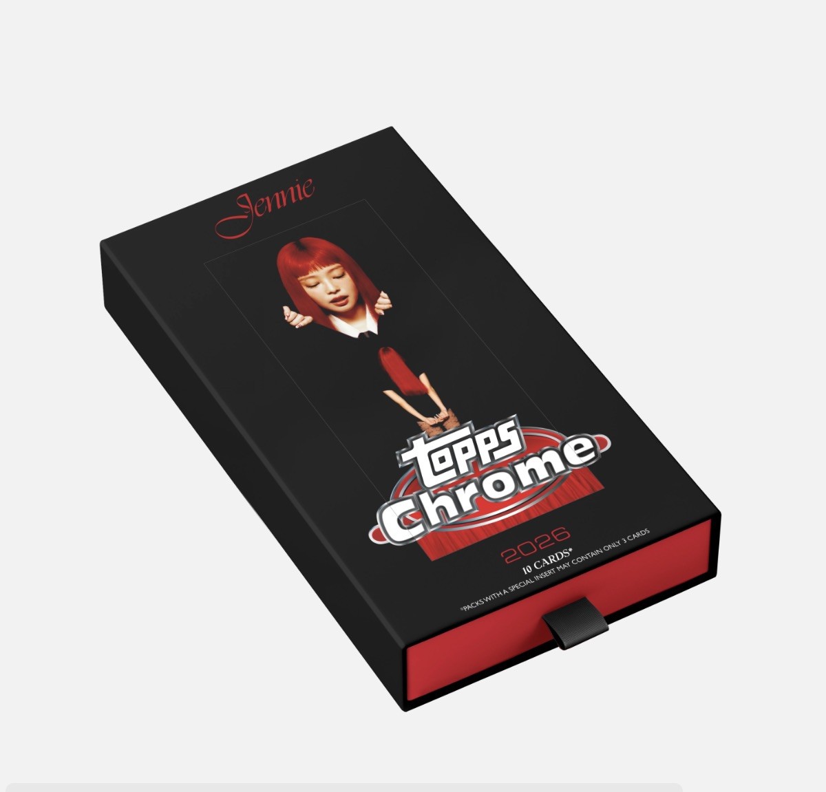 2026 TOPPS CHROME x JENNIE HOBBY BOX (10 Cards) Brand New Sealed Presale 
